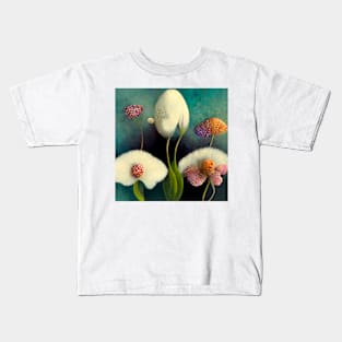 STYLE FLORAL OIL PAINT #5 Kids T-Shirt